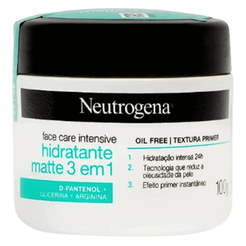 Hidratante Facial Matte 3 em 1 Face Care Intensive - Neutrogena