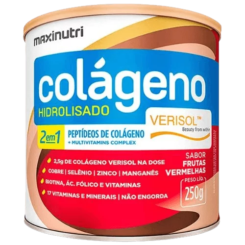 Colágeno Hidrolisado 2 Em 1 Verisol - Maxinutri