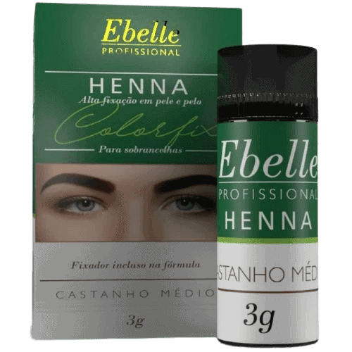 Henna Para Sobrancelha Colorfix - Ebelle