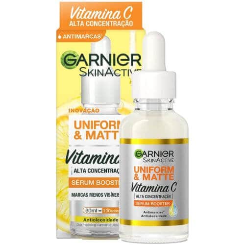 Vitamina C Antimarcas Uniform & Matte - Garnier