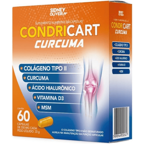 Colágeno Tipo II Condricart Curcuma – Sidney Oliveira