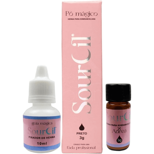 Henna Sobrancelhas Kit Designer Profissional - Sour Cil