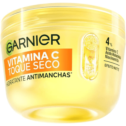 Hidratante Facial Antimanchas Toque Seco Vitamina C Niacinamida e Ácido Hialurônico - Garnier