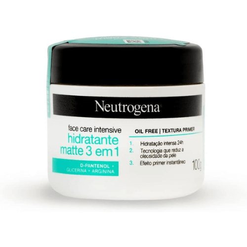 Hidratante Facial Matte 3 em 1 Face Care Intensive - Neutrogena