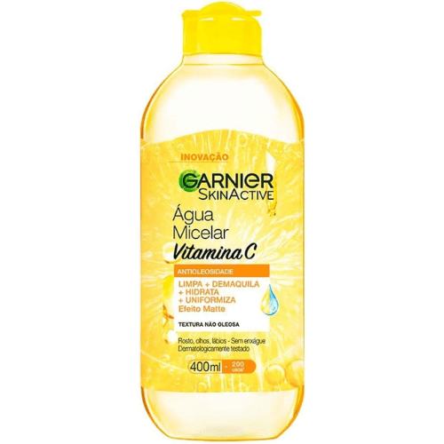 Água Micelar SkinActive Antioleosidade Vitamina C 400ml - Garnier